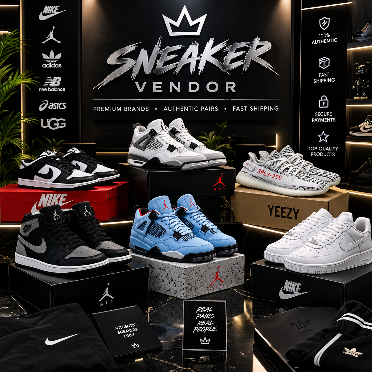 Sneaker Vendor storefront